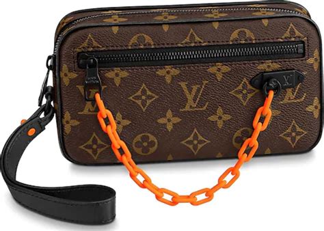 louis vuitton purse with orange chain|louis vuitton crossbody with chain.